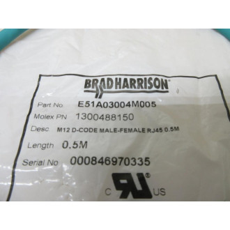 Brad ConnectivityMolex E51A03004M005 Double Ended Cord Set 1300488150