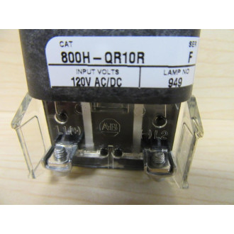 Allen Bradley 800H-QR10R Pilot Light - New No Box