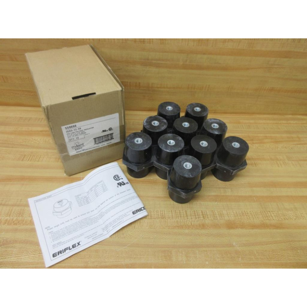 nVent Hoffman ISO3-12-38 ISO Low Voltage Insulator ISO31238 (Pack of 10)