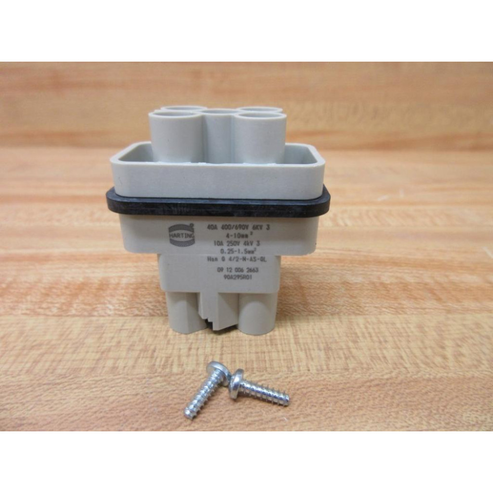 Harting 09 12 006 2663 Plug 09120062663 - New No Box