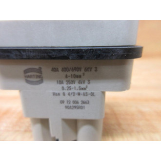Harting 09 12 006 2663 Plug 09120062663 - New No Box