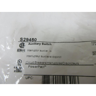 Schneider Electric S29450 Auxiliary Switch