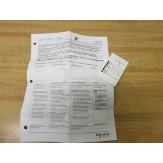 Schneider Electric S29450 Auxiliary Switch