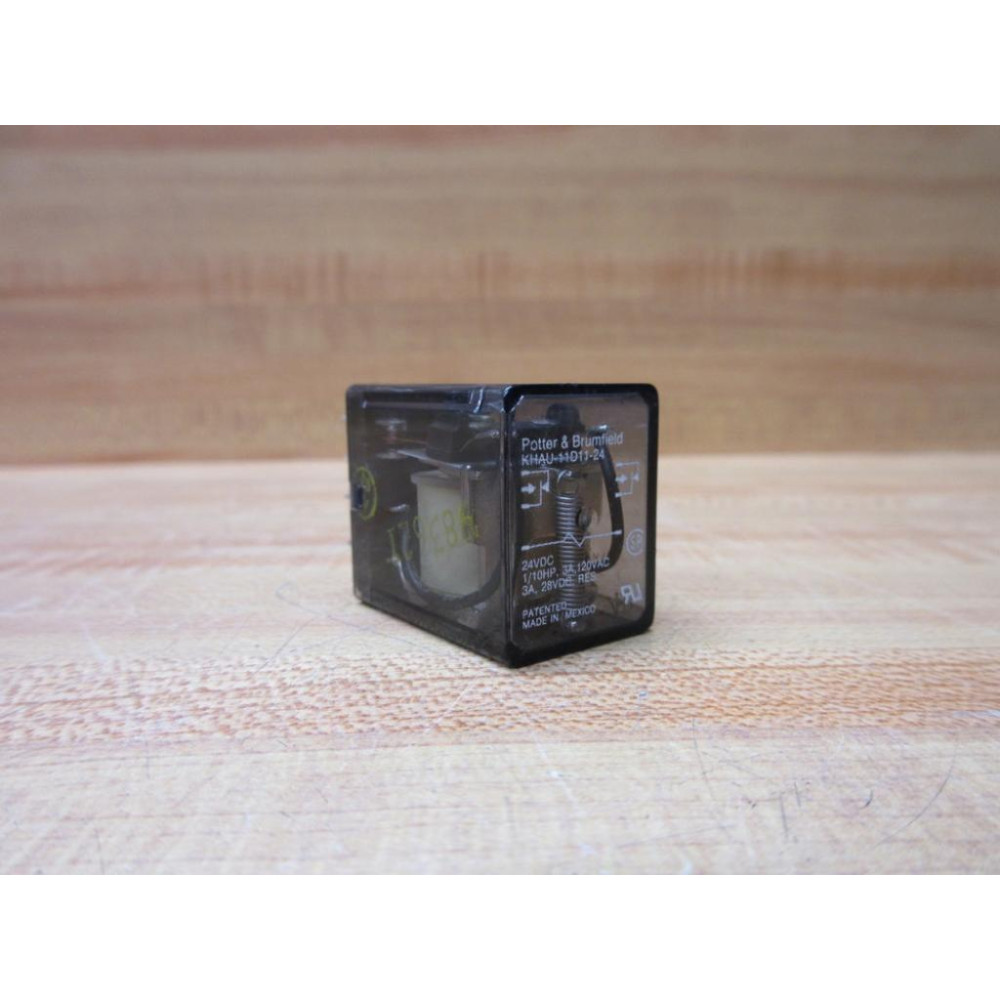 Potter & Brumfield KHAU-11D11-24V DC Relay KHAU-11D11-24VDC - Used