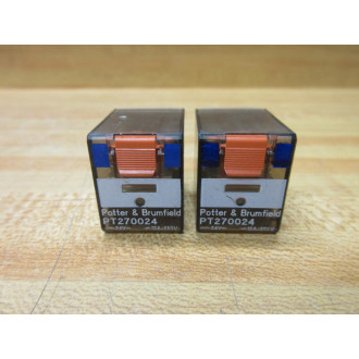 Potter & Brumfield PT270024 Relay PT270024V DC - Used