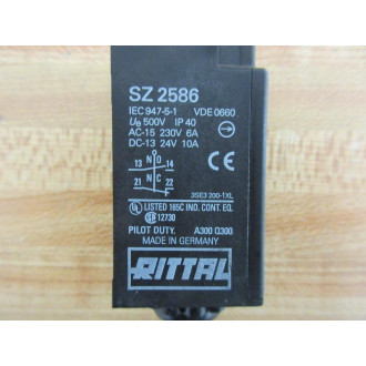 Rittal SZ 2586 Door Switch SZ2586 - Used