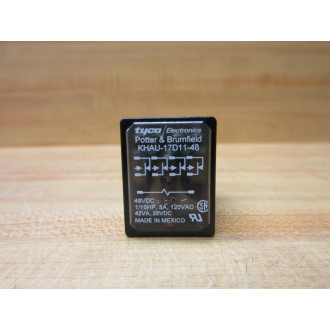 Potter & Brumfield KHAU-17D11-48V DC Relay KHAU-17D11-48VDC - Used