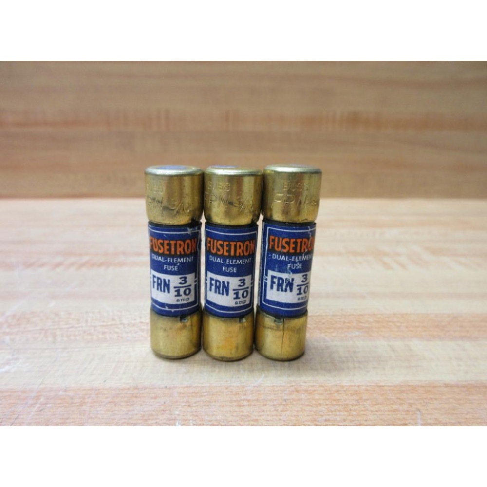 Buss FRN-310 Bussmann Fuse FRN310 (Pack of 3) - New No Box