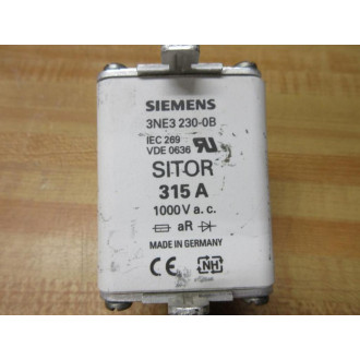 Siemens 3NE3 230-0B SITOR Fuse Link 3NE32300B - Used