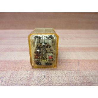 IDEC RH2B-UL-AC24V Relay RH2B-UL-24V AC - Used
