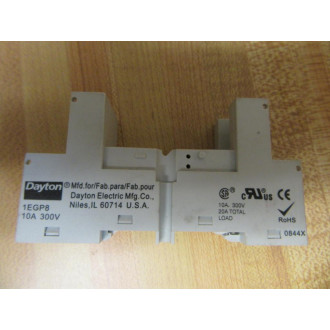 Dayton 1EGP8 Relay Socket - New No Box