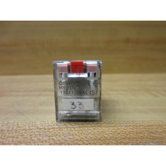 Omron MY2IN-110120VAC(S) Relay MY2IN-110120VAC - Used