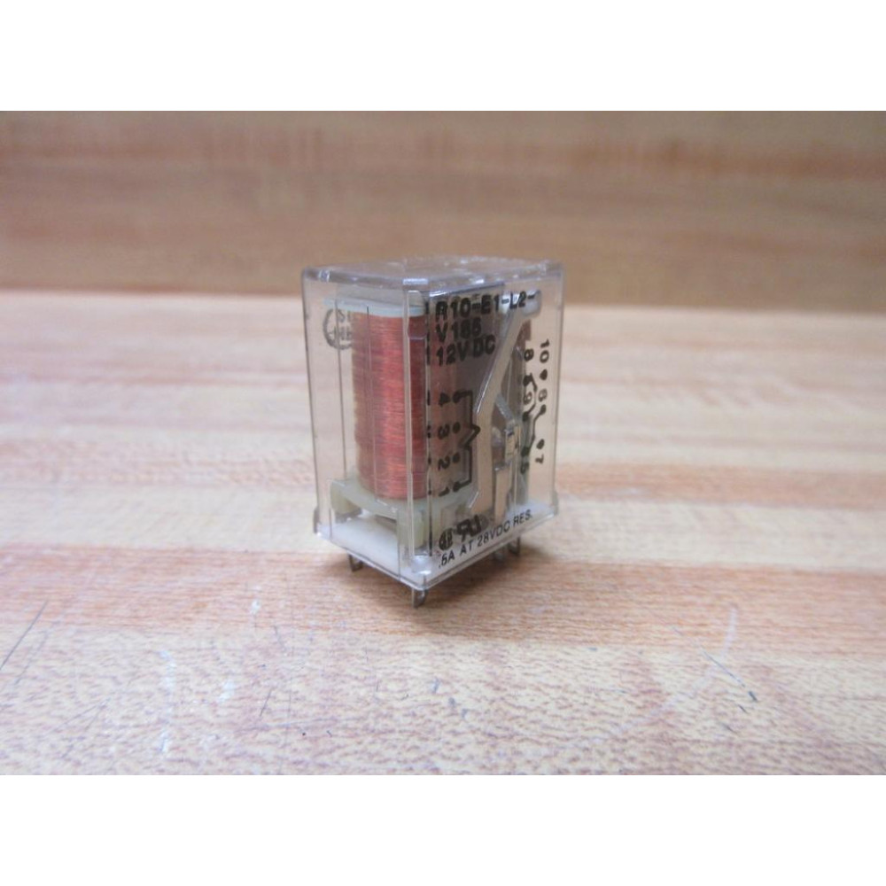 Potter & Brumfield R10-E1-L2-V185-12V DC Relay R10-E1-L2-V185-12VDC - Used