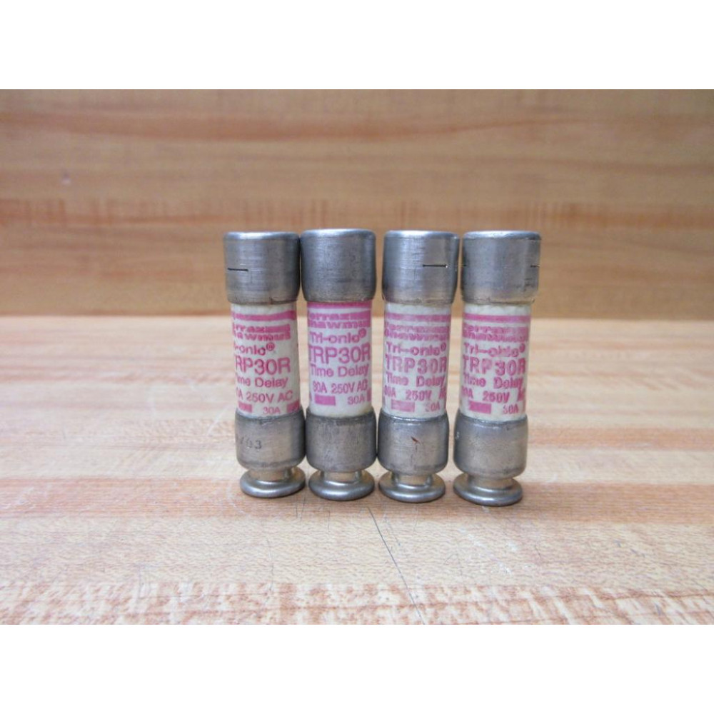 Gould Shawmut Ferraz TRP30R Mersen Tri-Onic Fuse (Pack of 4) - Refurbished