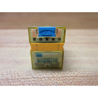 IDEC RU4S-M-D12 Relay RU4S-M-D12V DC - Used