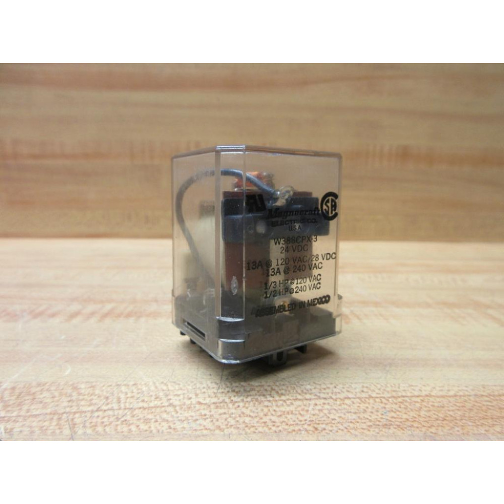Magnecraft W388CPX-3-24V DC Relay W388CPX3 - Used