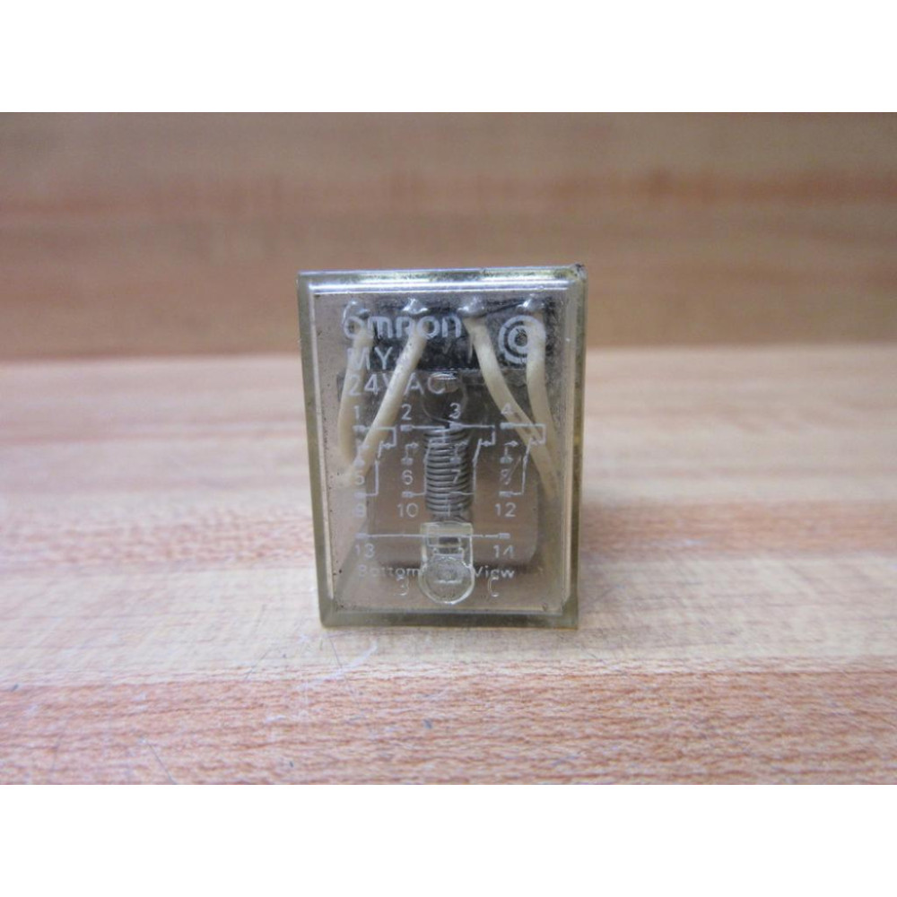 Omron MY4-24V AC Relay MY4-24VAC - Used