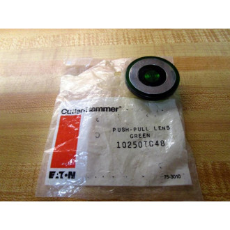 Cutler Hammer 10250TC48 Green Push-Pull Lens