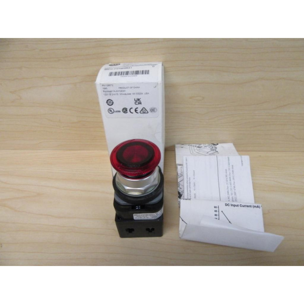Allen Bradley 800TC-FXTQH2RA1 Push Pull Switch
