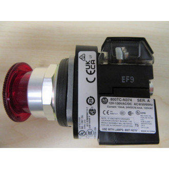 Allen Bradley 800TC-FXTQH2RA1 Push Pull Switch
