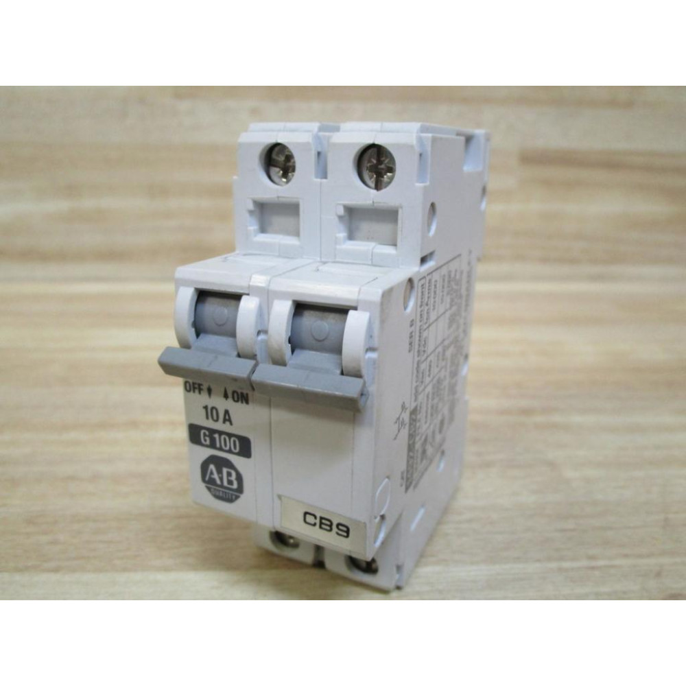 Allen Bradley 1492-CB2G100 Breaker 1492CB2G100 10A - New No Box