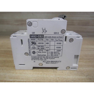 Allen Bradley 1492-CB2G100 Breaker 1492CB2G100 10A - New No Box