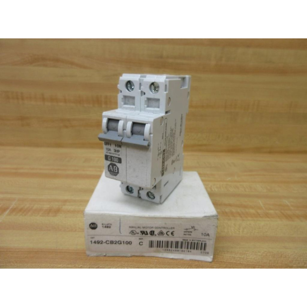 Allen Bradley 1492-CB2G100 Breaker 1492CB2G100 10A