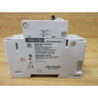 Allen Bradley 1492-CB2G100 Breaker 1492CB2G100 10A