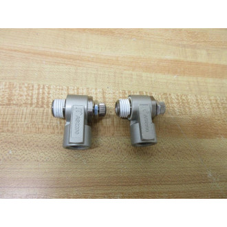 SMC AS2200 Flow Control Valve (Pack of 2) - New No Box