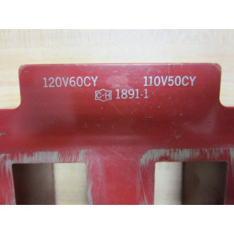 Cutler Hammer 9-1891-1 Eaton Coil 918911 Tested - Used
