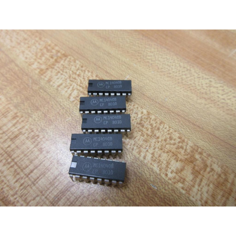Motorola MC14040BCP Integrated Circuit (Pack of 5) - New No Box