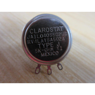 Clarostat JA1L040S502UC Potentiometer RV4LAYSA502A (Pack of 2) - New No Box