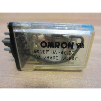 Omron MK2EP-UA-AC120 Relay MK2EP-UA-120V AC - Used