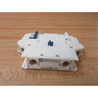 Telemecanique LA8-DN11 Schneider Contact LA8DN11 023648 White - New No Box