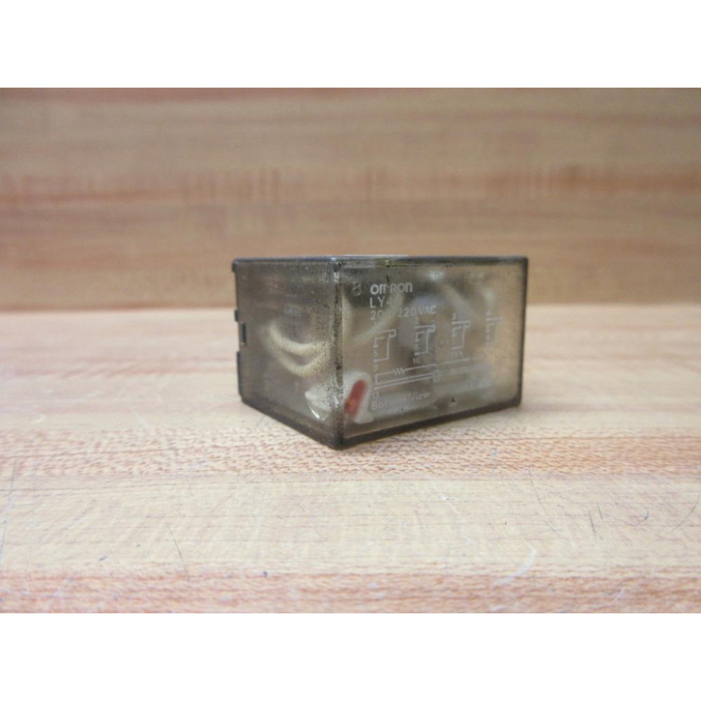 Omron LY4N-200220V AC Relay LY4N-200220VAC - Used
