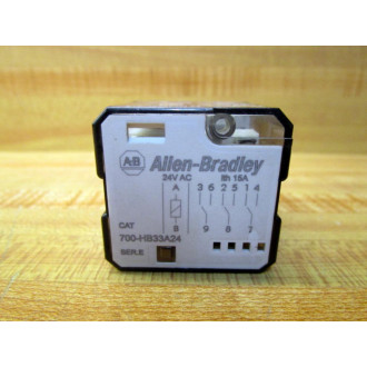 Allen Bradley 700-HB33A24V AC Relay 700-HB33A24VAC Series: E - New No Box