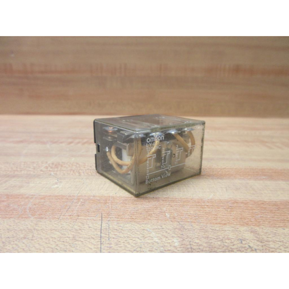 Omron LY4-120V AC Relay LY4-120VAC - Used