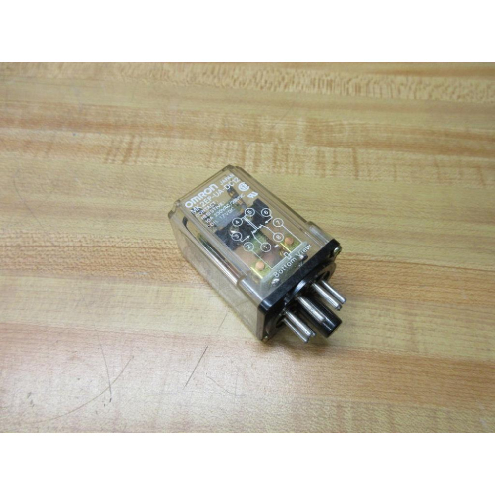 Omron MK2EP-UA-12V DC Relay MK2EP-UA-DC12 - Used