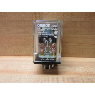 Omron MK2EP-UA-12V DC Relay MK2EP-UA-DC12 - Used