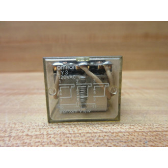 Omron LY3-120V AC Relay LY3-120VAC - Used