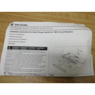 Allen Bradley 140G-M1B Operating Handle 140GM1B