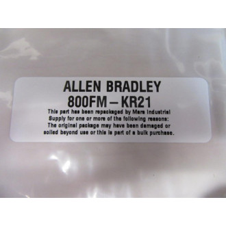 Allen Bradley 800FM-KR21 Selector Switch