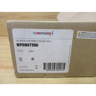 FerrazShawmutMersen MPDB67590 Power Distribution Block (Pack of 6)