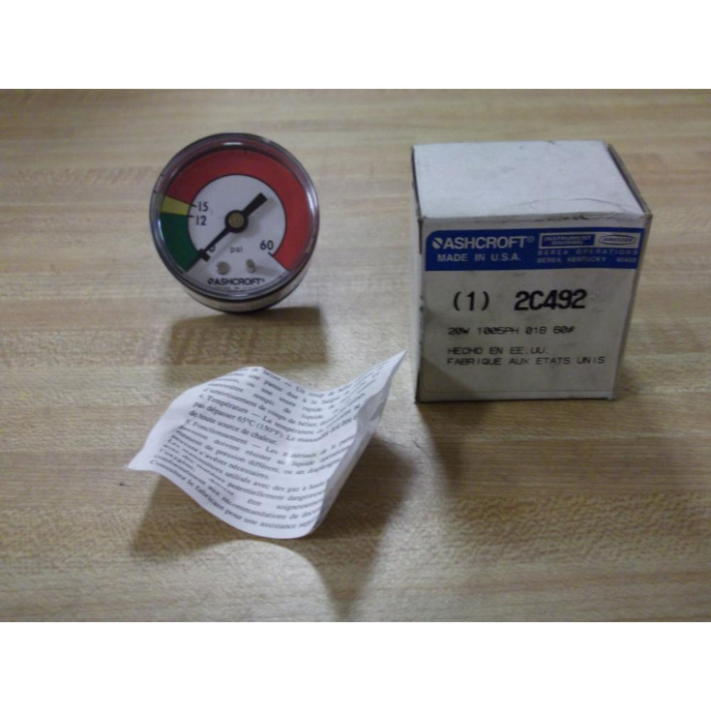 Ashcroft 2C492 Pressure Gauge