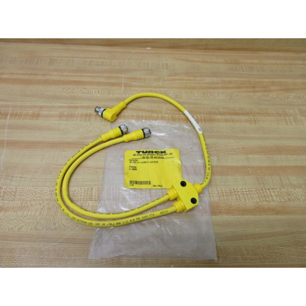Turck VB2-WSC 4.4T-0.32RKC 4T-0.30.3S1587 Splitter Cable U-35356