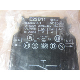 Cutler Hammer E22B11 Eaton Block Moeller Klockner