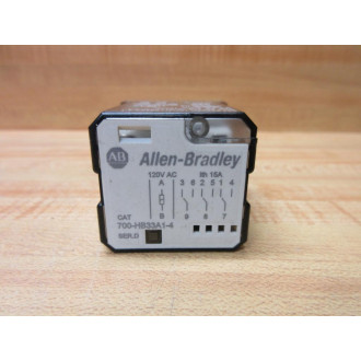 Allen Bradley 700-HB33A1-4-120V AC Relay 700-HB33A1-4-120VAC Series D - Used