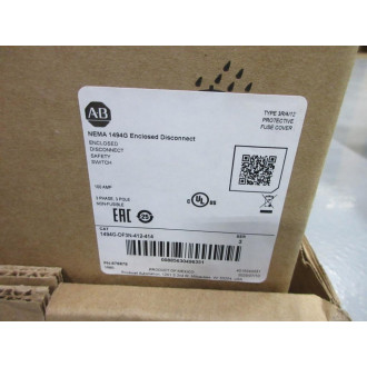 Allen Bradley 1494G-DF3N-412-414 Enclosed Disconnect Safety Switch