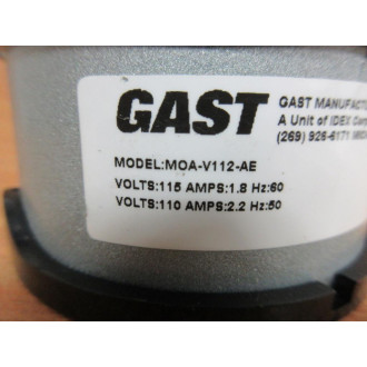 Gast MOA-V112-AE Water Pump MOAV112AE - New No Box