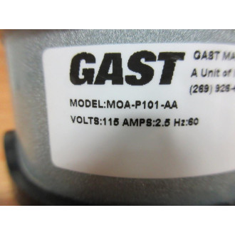 Gast MOA-P101-AA Vacuum Pump MOAP101AA - New No Box